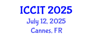 International Conference on Computing and Information Technology (ICCIT) July 12, 2025 - Cannes, France