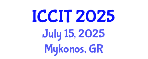 International Conference on Computing and Information Technology (ICCIT) July 15, 2025 - Mykonos, Greece