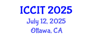 International Conference on Computing and Information Technology (ICCIT) July 12, 2025 - Ottawa, Canada