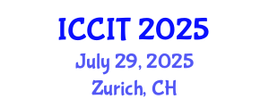 International Conference on Computing and Information Technology (ICCIT) July 29, 2025 - Zurich, Switzerland