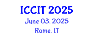 International Conference on Computing and Information Technology (ICCIT) June 03, 2025 - Rome, Italy