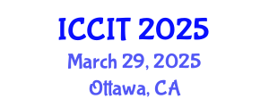 International Conference on Computing and Information Technology (ICCIT) March 29, 2025 - Ottawa, Canada