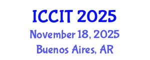 International Conference on Computing and Information Technology (ICCIT) November 18, 2025 - Buenos Aires, Argentina