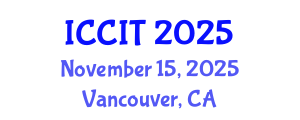 International Conference on Computing and Information Technology (ICCIT) November 15, 2025 - Vancouver, Canada