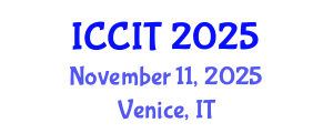 International Conference on Computing and Information Technology (ICCIT) November 11, 2025 - Venice, Italy