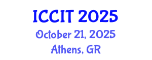 International Conference on Computing and Information Technology (ICCIT) October 21, 2025 - Athens, Greece