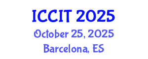 International Conference on Computing and Information Technology (ICCIT) October 25, 2025 - Barcelona, Spain