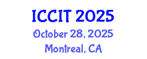International Conference on Computing and Information Technology (ICCIT) October 28, 2025 - Montreal, Canada
