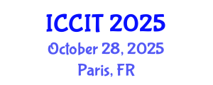 International Conference on Computing and Information Technology (ICCIT) October 28, 2025 - Paris, France