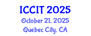 International Conference on Computing and Information Technology (ICCIT) October 21, 2025 - Quebec City, Canada