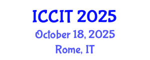 International Conference on Computing and Information Technology (ICCIT) October 18, 2025 - Rome, Italy