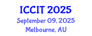 International Conference on Computing and Information Technology (ICCIT) September 09, 2025 - Melbourne, Australia