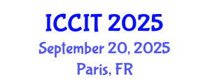 International Conference on Computing and Information Technology (ICCIT) September 20, 2025 - Paris, France