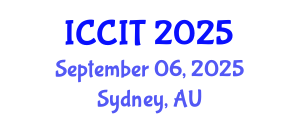 International Conference on Computing and Information Technology (ICCIT) September 06, 2025 - Sydney, Australia