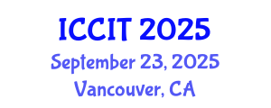 International Conference on Computing and Information Technology (ICCIT) September 23, 2025 - Vancouver, Canada