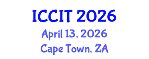 International Conference on Computing and Information Technology (ICCIT) April 13, 2026 - Cape Town, South Africa International Conference on Computing and Information Technology (ICCIT) April 13, 2026 - Cape Town, South Africa