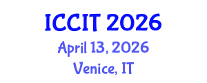 International Conference on Computing and Information Technology (ICCIT) April 13, 2026 - Venice, Italy International Conference on Computing and Information Technology (ICCIT) April 13, 2026 - Venice, Italy