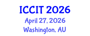 International Conference on Computing and Information Technology (ICCIT) April 27, 2026 - Washington, Australia International Conference on Computing and Information Technology (ICCIT) April 27, 2026 - Washington, Australia