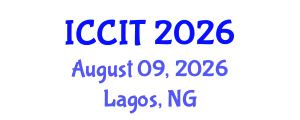 International Conference on Computing and Information Technology (ICCIT) August 09, 2026 - Lagos, Nigeria International Conference on Computing and Information Technology (ICCIT) August 09, 2026 - Lagos, Nigeria