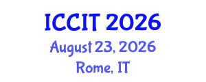 International Conference on Computing and Information Technology (ICCIT) August 23, 2026 - Rome, Italy International Conference on Computing and Information Technology (ICCIT) August 23, 2026 - Rome, Italy