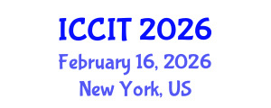 International Conference on Computing and Information Technology (ICCIT) February 16, 2026 - New York, United States International Conference on Computing and Information Technology (ICCIT) February 16, 2026 - New York, United States