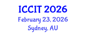 International Conference on Computing and Information Technology (ICCIT) February 23, 2026 - Sydney, Australia International Conference on Computing and Information Technology (ICCIT) February 23, 2026 - Sydney, Australia