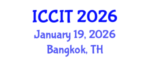 International Conference on Computing and Information Technology (ICCIT) January 19, 2026 - Bangkok, Thailand