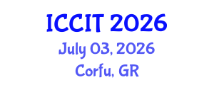 International Conference on Computing and Information Technology (ICCIT) July 03, 2026 - Corfu, Greece International Conference on Computing and Information Technology (ICCIT) July 03, 2026 - Corfu, Greece