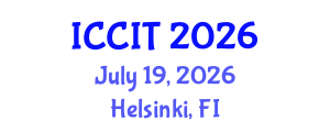 International Conference on Computing and Information Technology (ICCIT) July 19, 2026 - Helsinki, Finland International Conference on Computing and Information Technology (ICCIT) July 19, 2026 - Helsinki, Finland