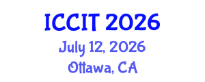 International Conference on Computing and Information Technology (ICCIT) July 12, 2026 - Ottawa, Canada