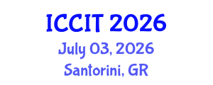 International Conference on Computing and Information Technology (ICCIT) July 03, 2026 - Santorini, Greece