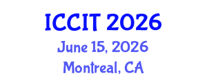 International Conference on Computing and Information Technology (ICCIT) June 15, 2026 - Montreal, Canada International Conference on Computing and Information Technology (ICCIT) June 15, 2026 - Montreal, Canada