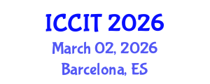 International Conference on Computing and Information Technology (ICCIT) March 02, 2026 - Barcelona, Spain