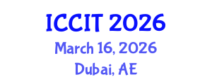International Conference on Computing and Information Technology (ICCIT) March 16, 2026 - Dubai, United Arab Emirates