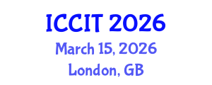 International Conference on Computing and Information Technology (ICCIT) March 15, 2026 - London, United Kingdom