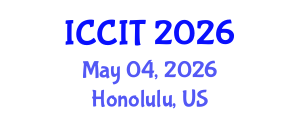 International Conference on Computing and Information Technology (ICCIT) May 04, 2026 - Honolulu, United States International Conference on Computing and Information Technology (ICCIT) May 04, 2026 - Honolulu, United States