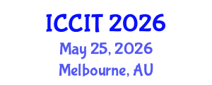 International Conference on Computing and Information Technology (ICCIT) May 25, 2026 - Melbourne, Australia International Conference on Computing and Information Technology (ICCIT) May 25, 2026 - Melbourne, Australia