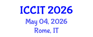 International Conference on Computing and Information Technology (ICCIT) May 04, 2026 - Rome, Italy