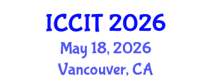International Conference on Computing and Information Technology (ICCIT) May 18, 2026 - Vancouver, Canada International Conference on Computing and Information Technology (ICCIT) May 18, 2026 - Vancouver, Canada