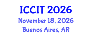 International Conference on Computing and Information Technology (ICCIT) November 18, 2026 - Buenos Aires, Argentina
