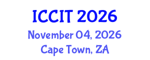 International Conference on Computing and Information Technology (ICCIT) November 04, 2026 - Cape Town, South Africa International Conference on Computing and Information Technology (ICCIT) November 04, 2026 - Cape Town, South Africa