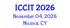 International Conference on Computing and Information Technology (ICCIT) November 04, 2026 - Nicosia, Cyprus International Conference on Computing and Information Technology (ICCIT) November 04, 2026 - Nicosia, Cyprus