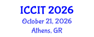 International Conference on Computing and Information Technology (ICCIT) October 21, 2026 - Athens, Greece