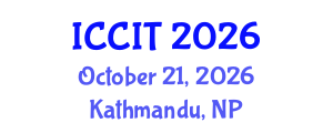 International Conference on Computing and Information Technology (ICCIT) October 21, 2026 - Kathmandu, Nepal International Conference on Computing and Information Technology (ICCIT) October 21, 2026 - Kathmandu, Nepal