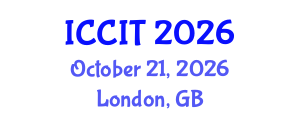 International Conference on Computing and Information Technology (ICCIT) October 21, 2026 - London, United Kingdom International Conference on Computing and Information Technology (ICCIT) October 21, 2026 - London, United Kingdom