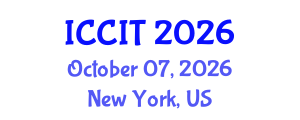International Conference on Computing and Information Technology (ICCIT) October 07, 2026 - New York, United States International Conference on Computing and Information Technology (ICCIT) October 07, 2026 - New York, United States