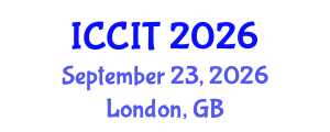 International Conference on Computing and Information Technology (ICCIT) September 23, 2026 - London, United Kingdom