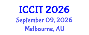 International Conference on Computing and Information Technology (ICCIT) September 09, 2026 - Melbourne, Australia International Conference on Computing and Information Technology (ICCIT) September 09, 2026 - Melbourne, Australia
