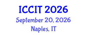 International Conference on Computing and Information Technology (ICCIT) September 20, 2026 - Naples, Italy International Conference on Computing and Information Technology (ICCIT) September 20, 2026 - Naples, Italy
