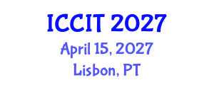 International Conference on Computing and Information Technology (ICCIT) April 15, 2027 - Lisbon, Portugal International Conference on Computing and Information Technology (ICCIT) April 15, 2027 - Lisbon, Portugal